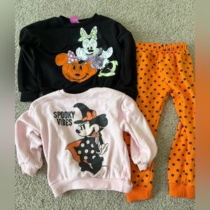 Disney© Minnie Mouse Graphic Sweatshirt for Toddler Girls 4T Set Of 3